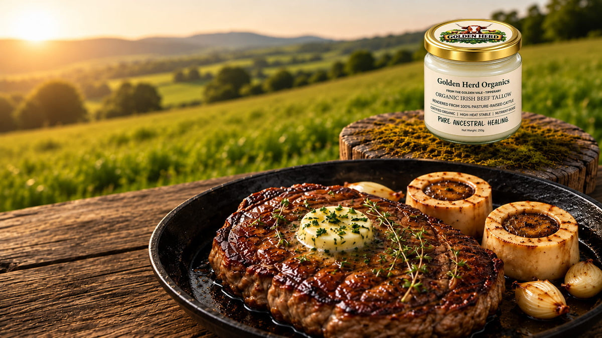 Bone marrow butter ribeye steak
