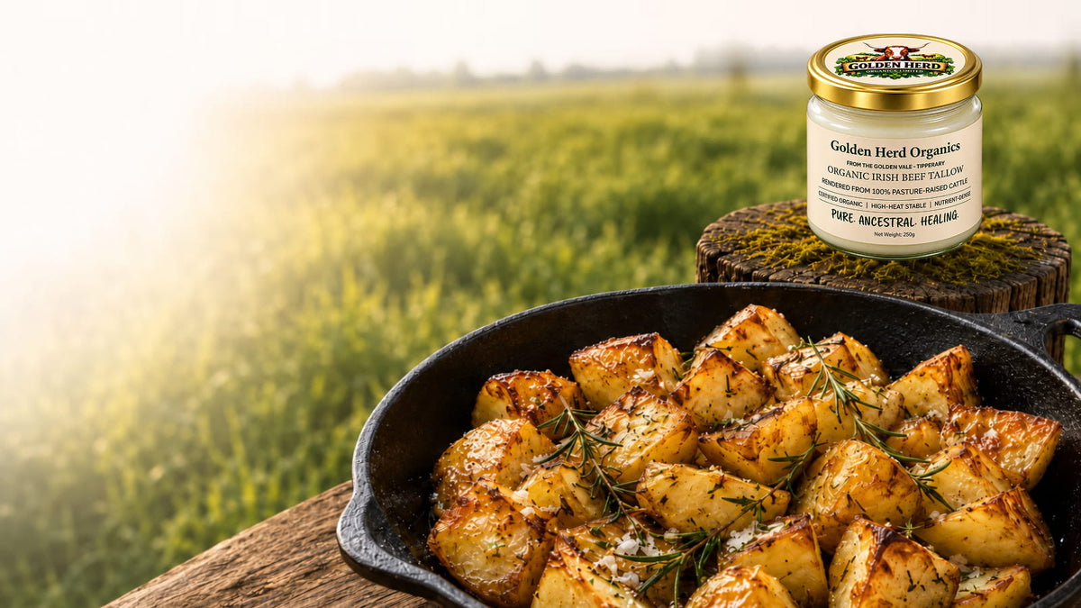 Crispy Beef Tallow Roast Potatoes