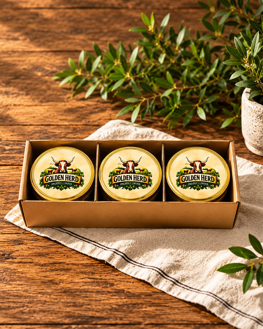 Certified Organic Beef Tallow – 3 Pack